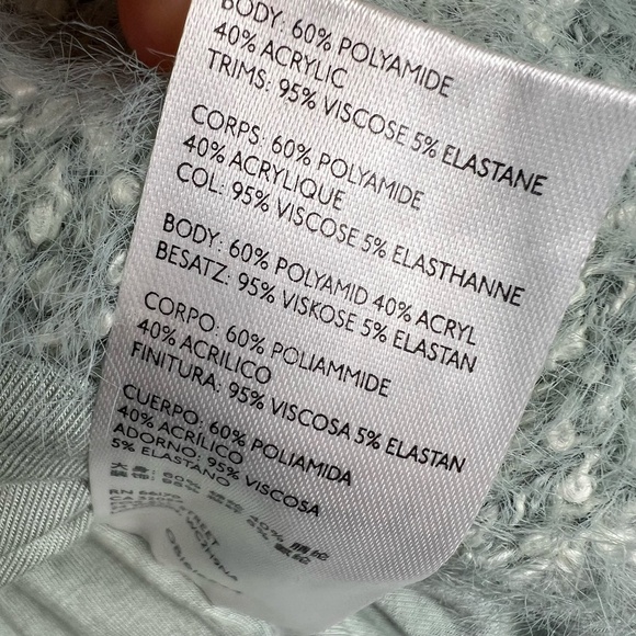 Free People Cowl Neck Sweater Womens XS Soft Girl Fuzzy Knit Cozy Oversized Boho - Picture 11 of 14